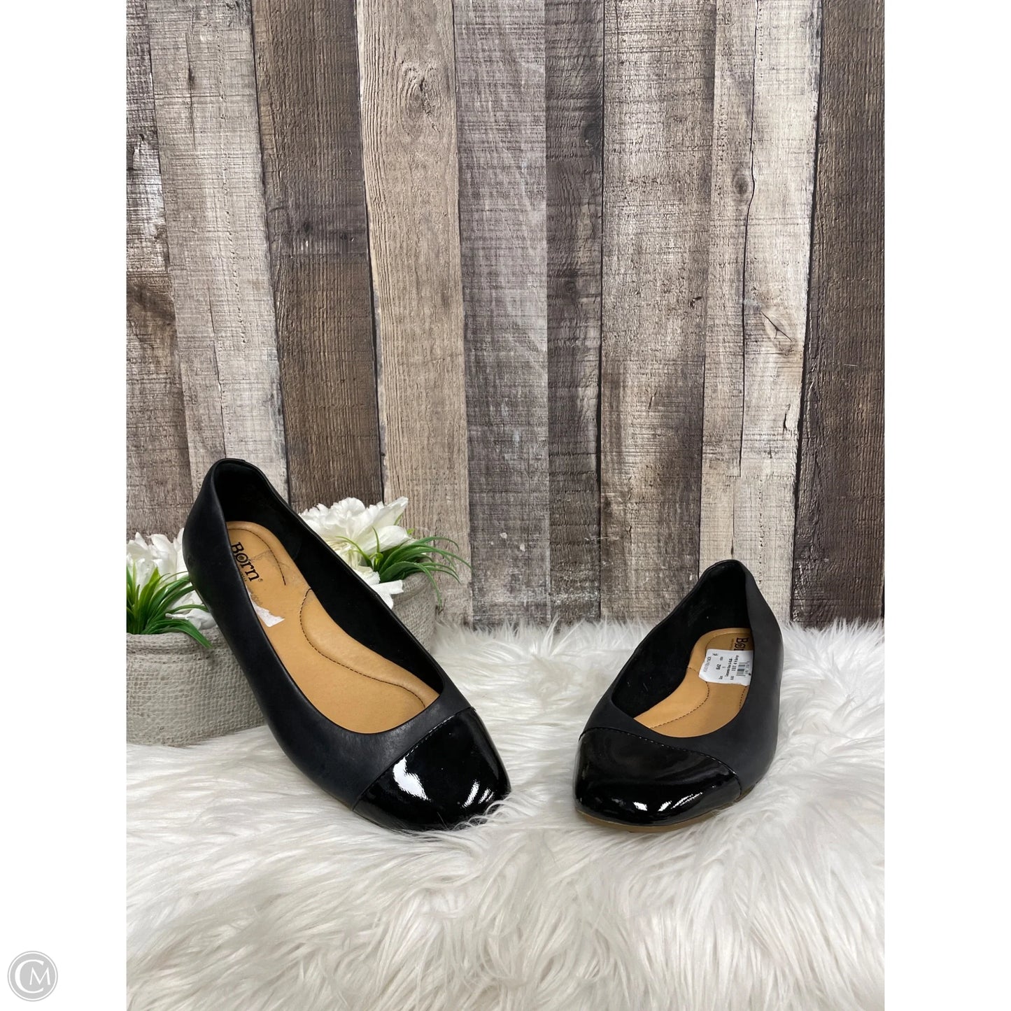 Shoes Flats By Born In Black, Size: 11