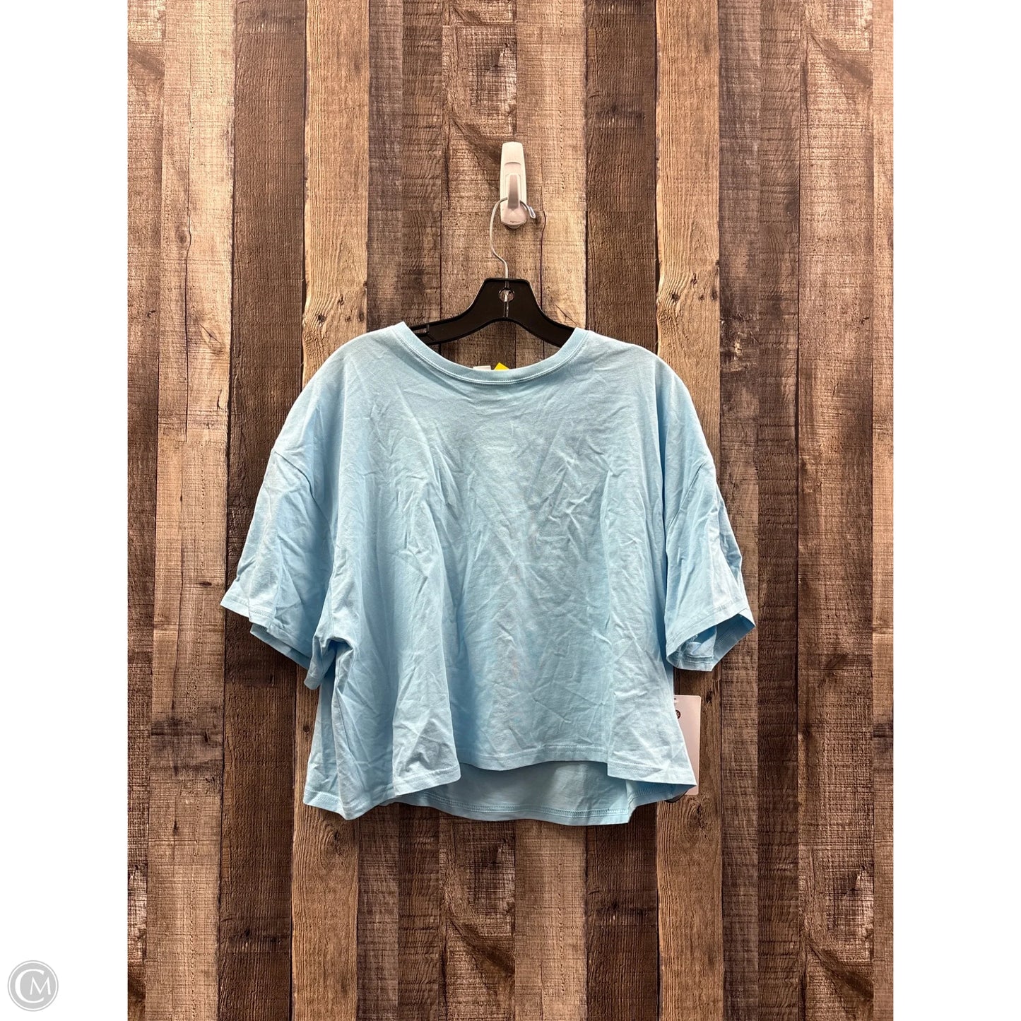 Athletic Top Short Sleeve By Athleta In Blue, Size: Xl