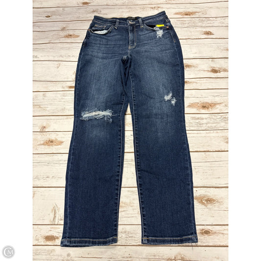 Jeans Boyfriend By Judy Blue In Blue Denim, Size: 8