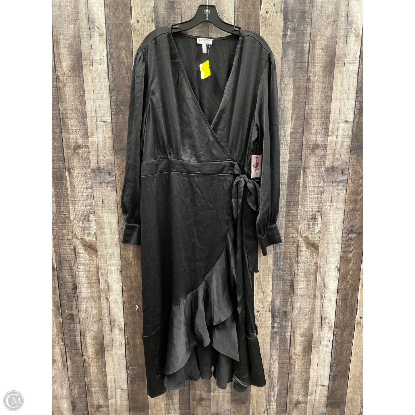Dress Casual Maxi By Sofia By Sofia Vergara In Black, Size: 3x