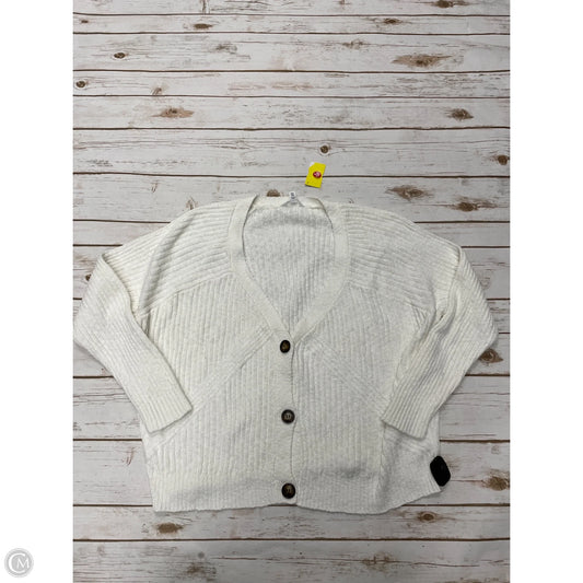Sweater Cardigan By Time And Tru In White, Size: Xxl