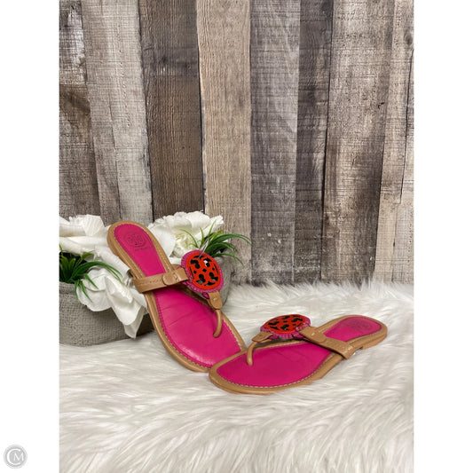 Sandals Designer By Tory Burch In Pink, Size: 5.5