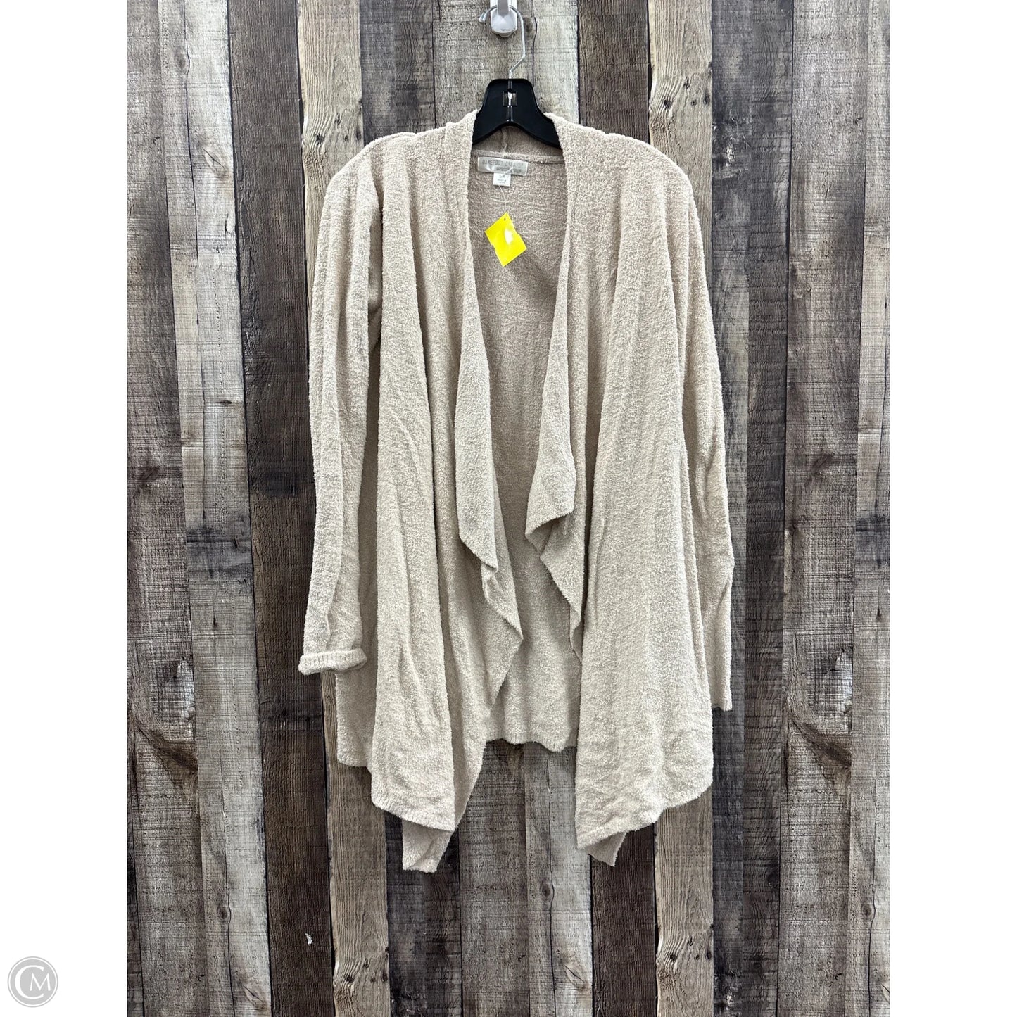 Sweater Cardigan By Barefoot Dreams In Beige, Size: S