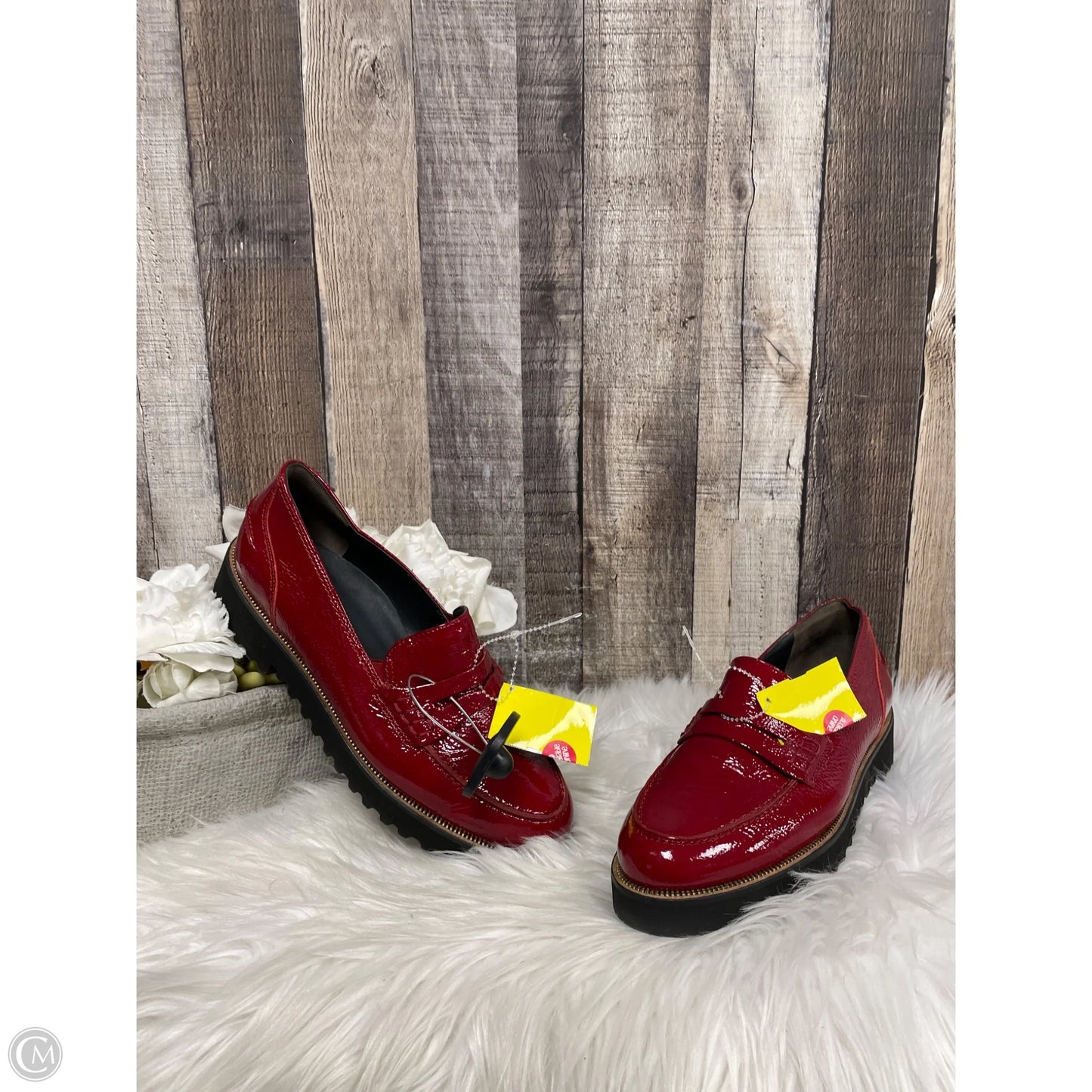 Shoes Flats By Paul Green In Red, Size: 7