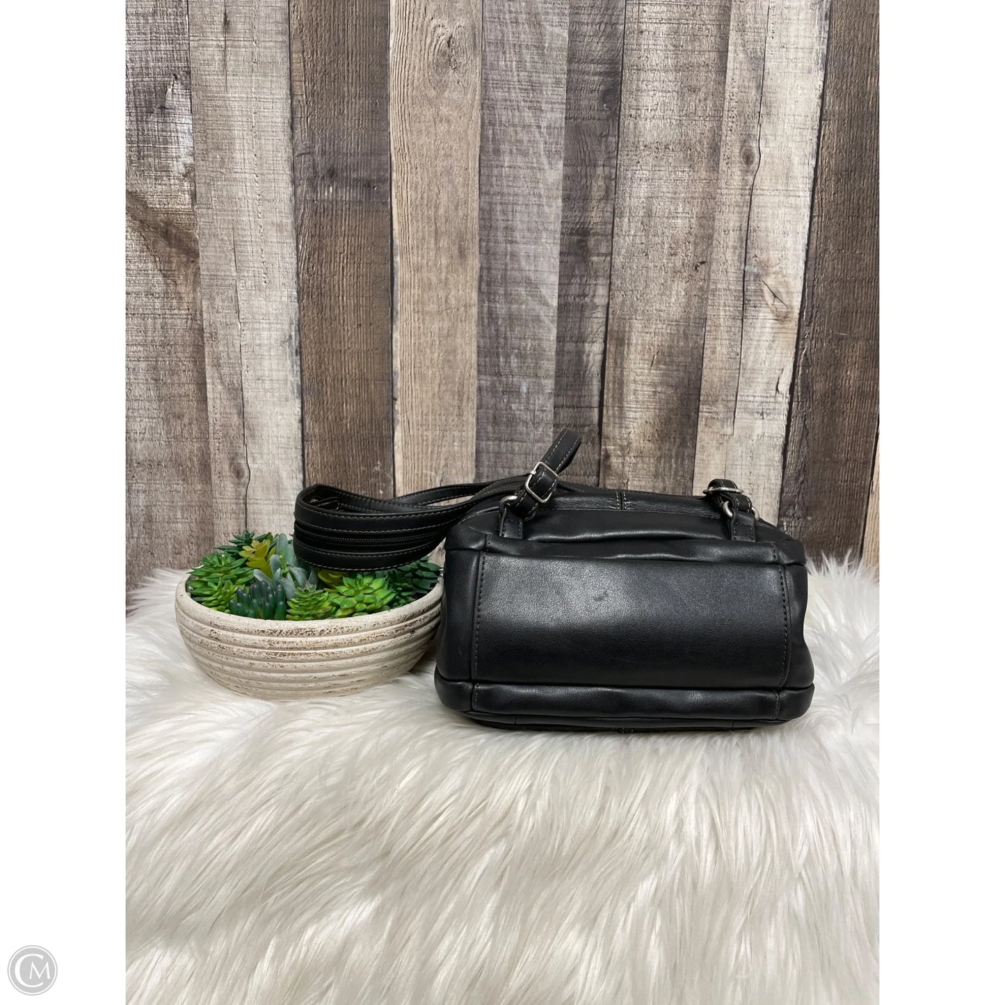 Backpack Leather By Cme, Size: Small