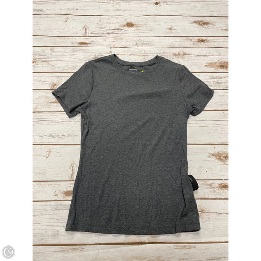 Top Short Sleeve By Nine West In Grey, Size: M