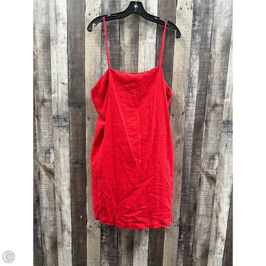 Dress Casual Short By A New Day In Red, Size: Xl