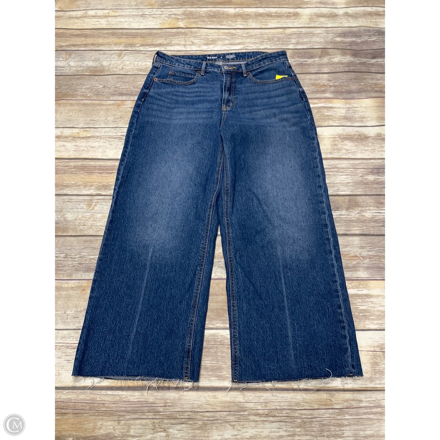 Jeans Wide Leg By Old Navy In Blue Denim, Size: 12