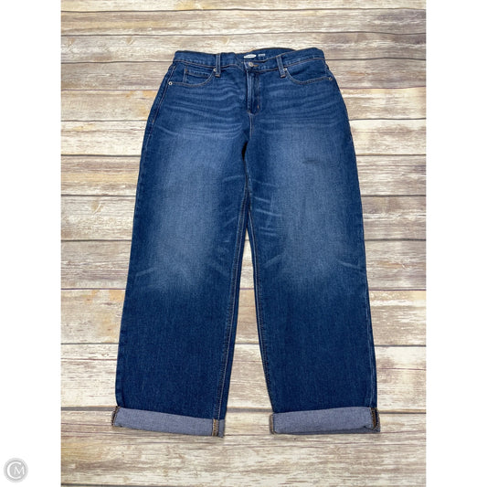 Jeans Boyfriend By Old Navy In Blue Denim, Size: 12