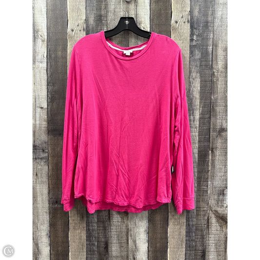 Top Long Sleeve By J. Crew In Pink, Size: Xl
