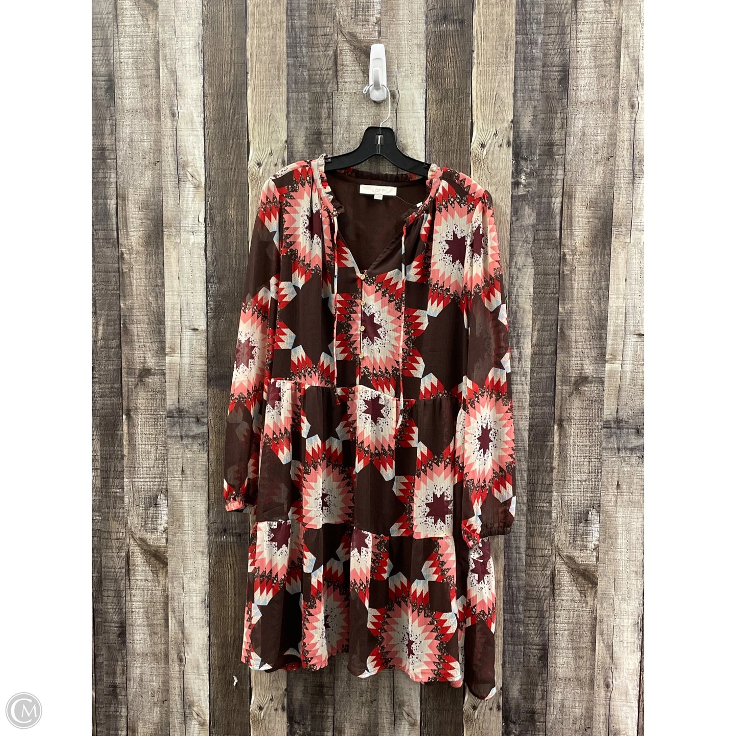 Dress Casual Short By Loft In Multi-colored, Size: Xl