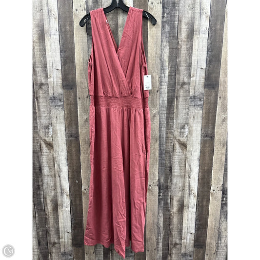 Jumpsuit By Nine West In Red, Size: Xl