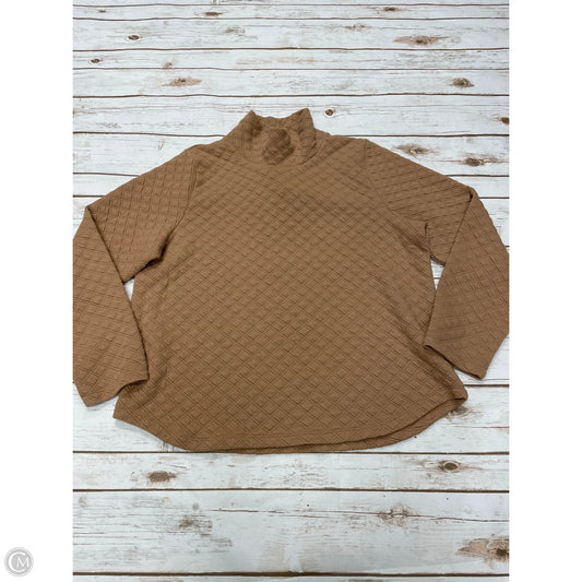 Top Long Sleeve By J. Crew In Brown, Size: Xl