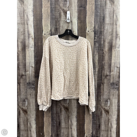 Sweatshirt Crewneck By Gap In Animal Print, Size: Xl