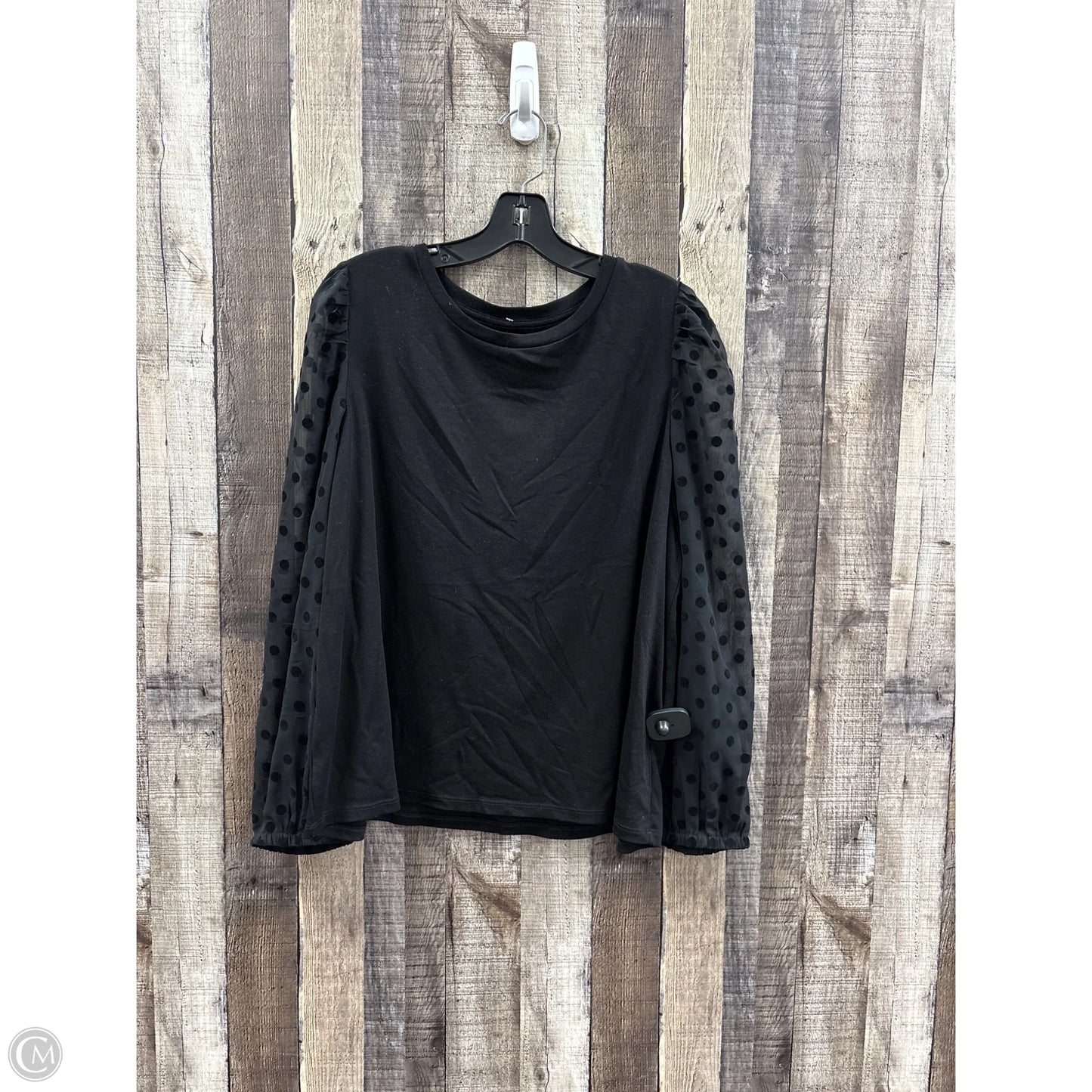 Top Long Sleeve By Loft In Black, Size: Xl