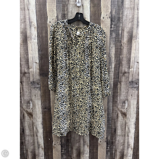 Dress Casual Short By Gap In Animal Print, Size: Xl