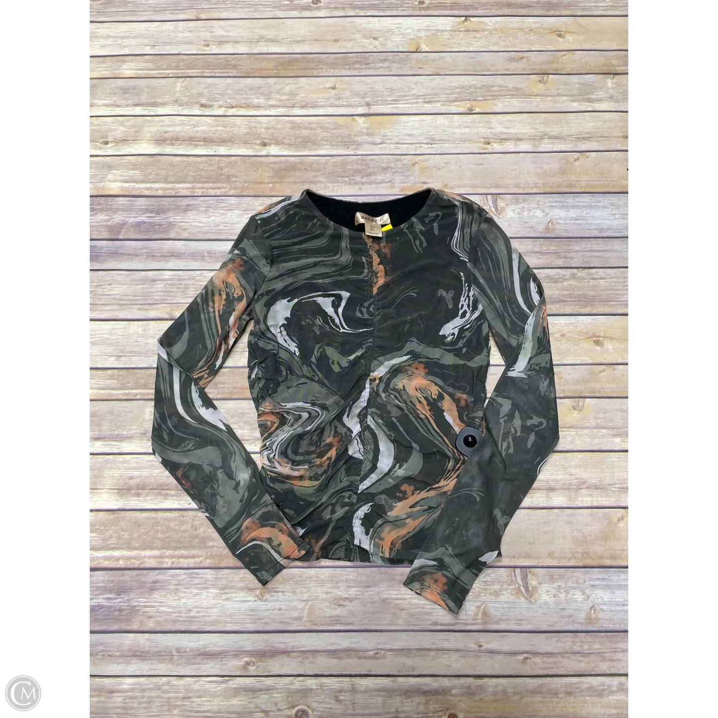 Top Long Sleeve By Bailey 44 In Green, Size: S