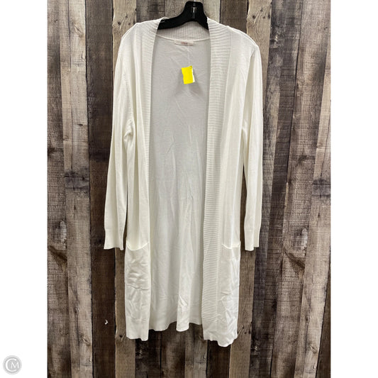 Cardigan By Cherish In White, Size: M