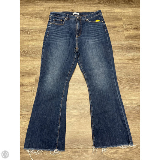Jeans Boot Cut By Loft In Blue Denim, Size: 10