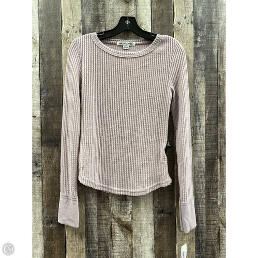 Top Long Sleeve By Wallflower In Purple, Size: M
