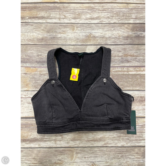 Top Sleeveless By Wild Fable In Black Denim, Size: M