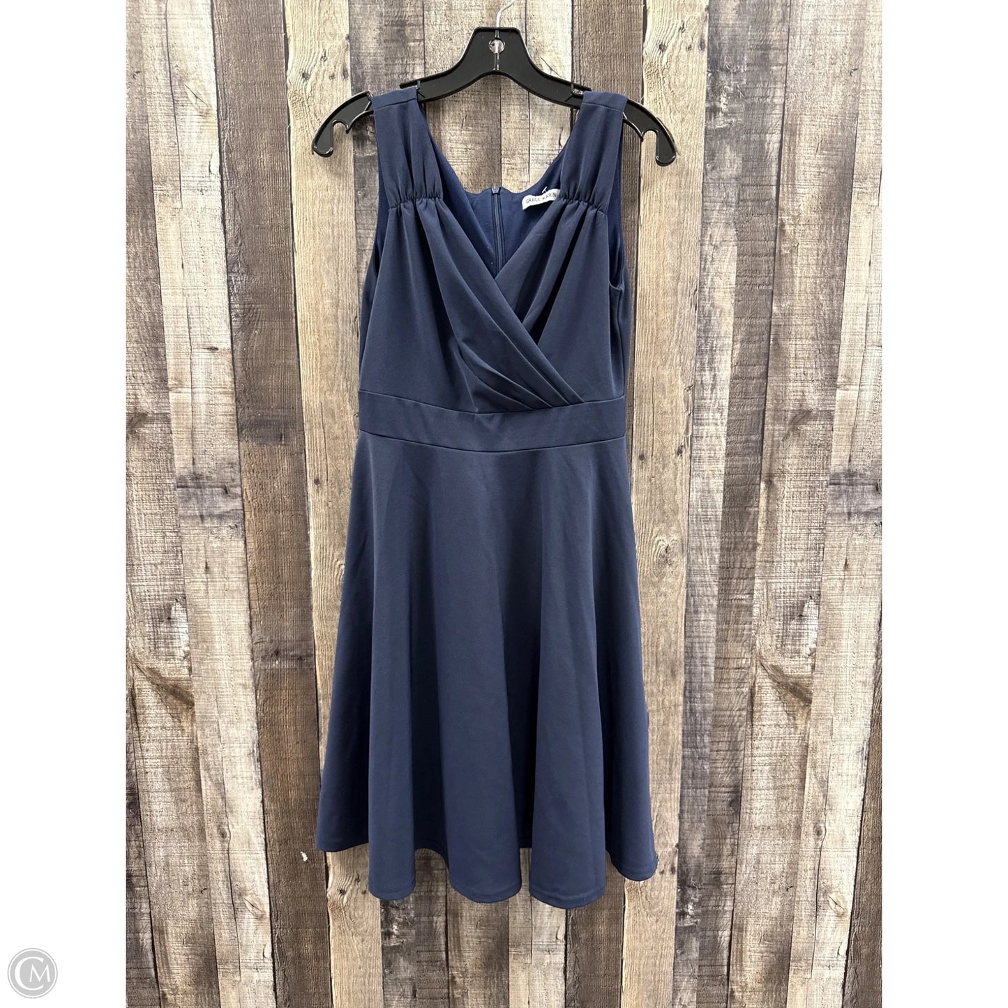 Dress Casual Short By Grace Karin In Navy, Size: M