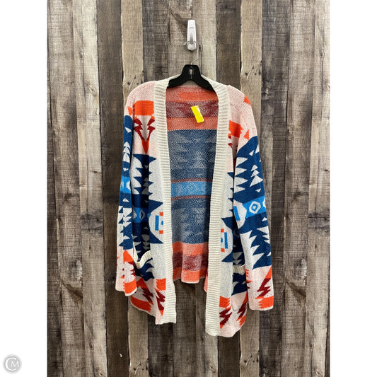 Sweater Cardigan By Cmf In Multi-colored, Size: L