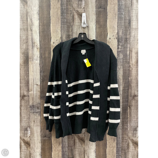 Sweater Cardigan By A New Day In Black & White, Size: L