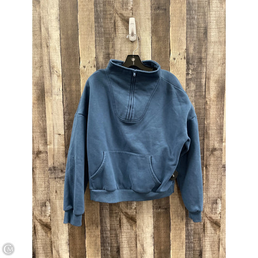 Sweatshirt Collar By Cme In Blue, Size: L