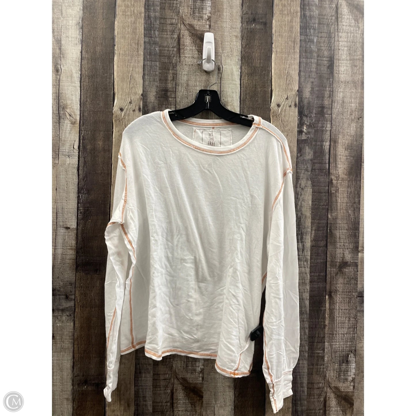 Top Long Sleeve By We The Free In White, Size: L