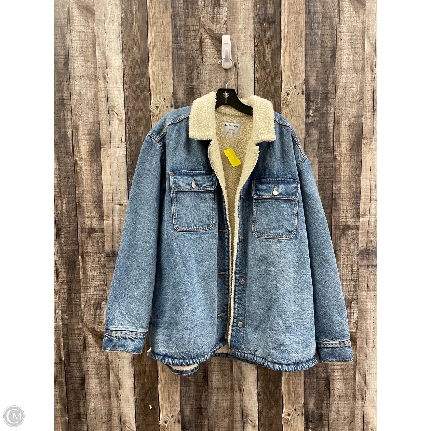 Jacket Denim By Old Navy In Blue Denim, Size: Xl