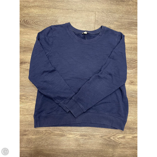 Top Long Sleeve By J. Crew In Blue, Size: M