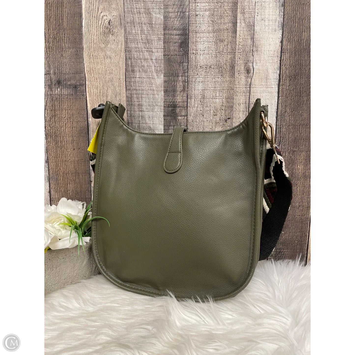 Crossbody Leather By Cme, Size: Large