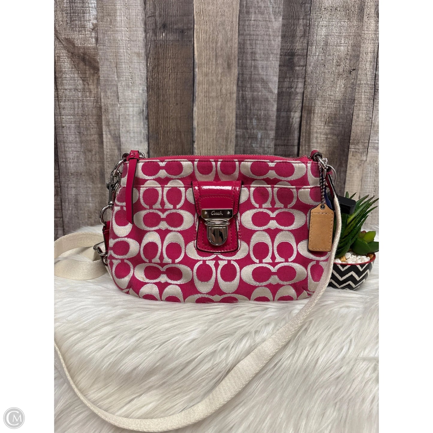 Crossbody Designer By Coach, Size: Small