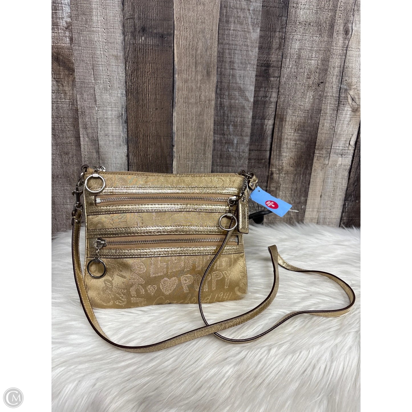 Crossbody Designer By Coach, Size: Small