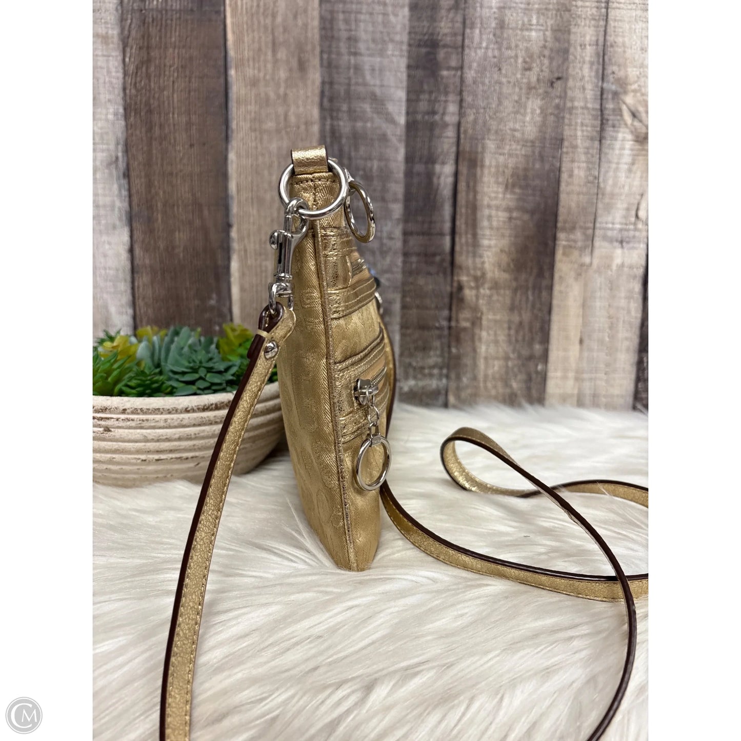 Crossbody Designer By Coach, Size: Small