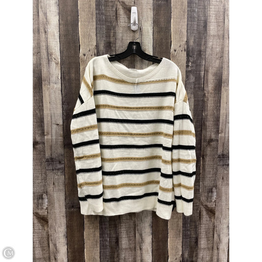 Sweater By Cme In Cream, Size: 2x