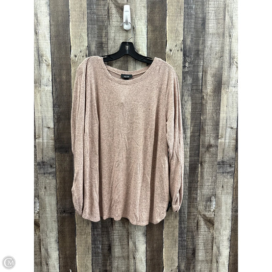 Top Long Sleeve By Alyx In Pink, Size: 2x