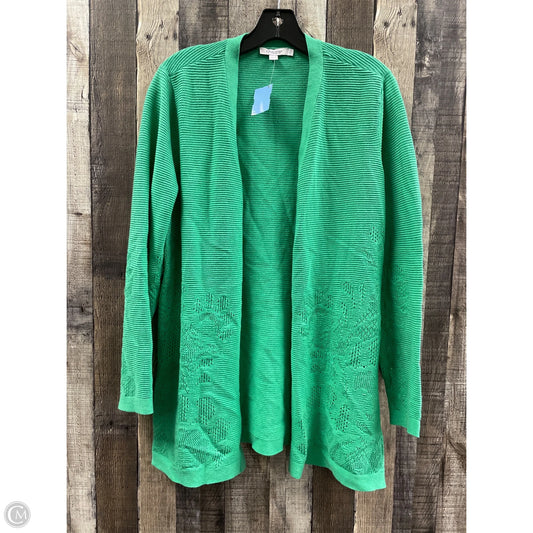 Cardigan By Chicos In Green, Size: L