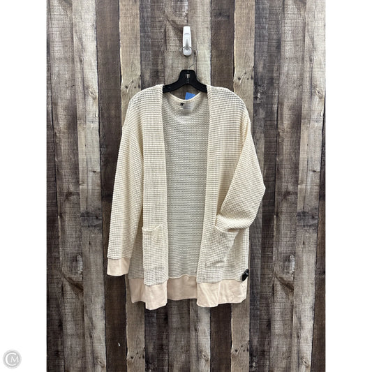 Sweater Cardigan By Cmf In Cream, Size: Xl