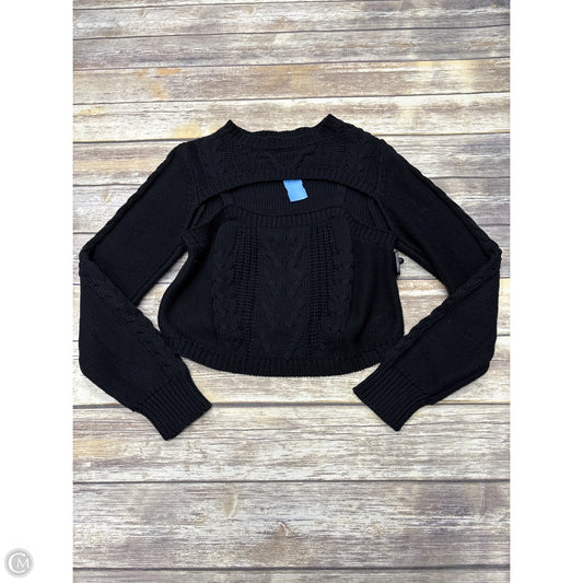 Sweater By Elan In Black, Size: L
