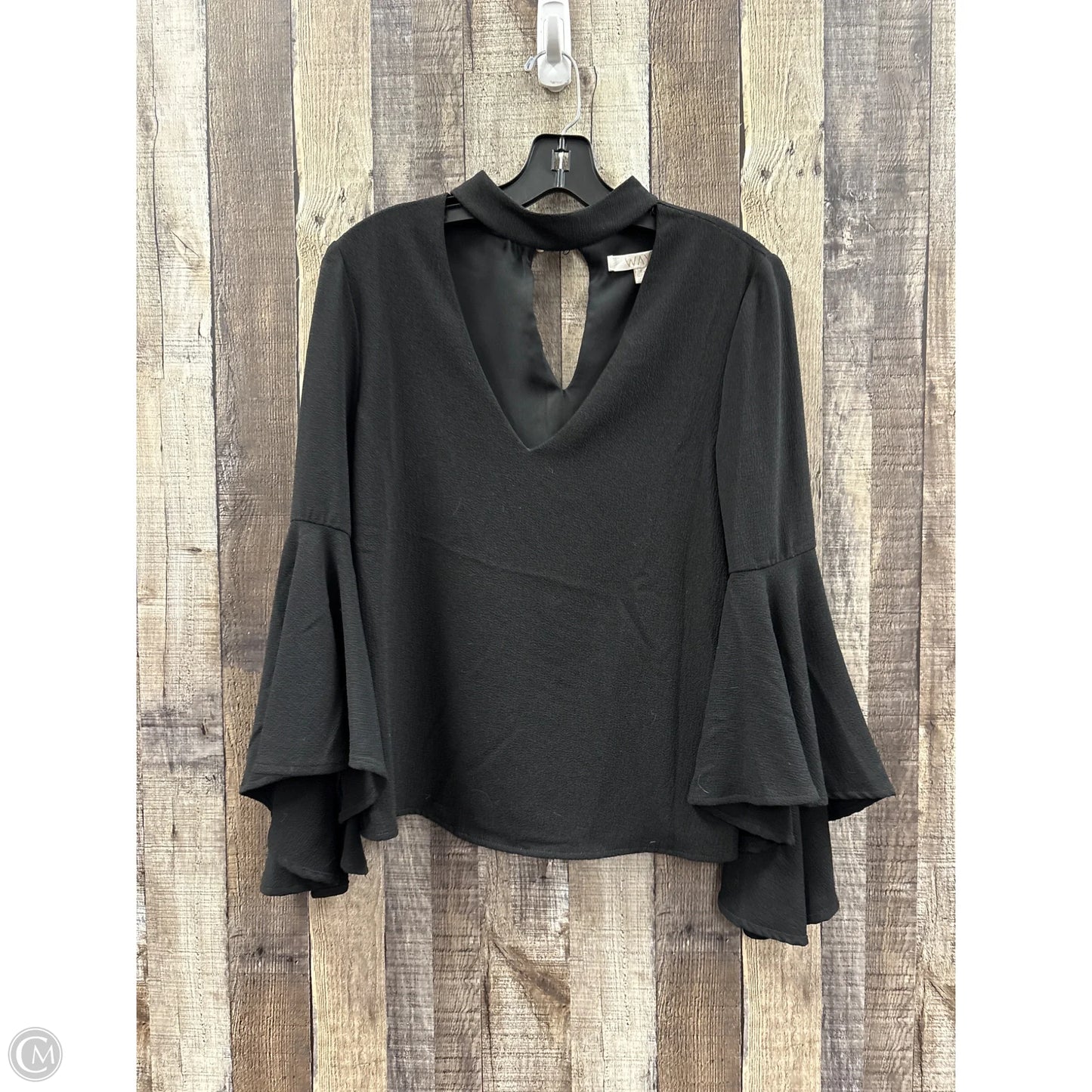 Top Long Sleeve By Wayf In Black, Size: S