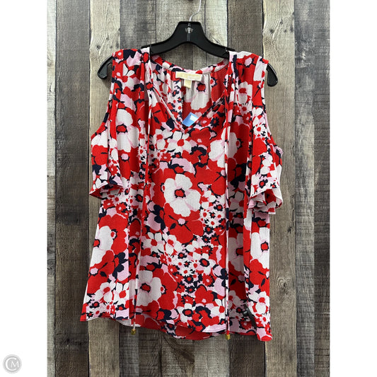 Top 3/4 Sleeve By Michael By Michael Kors In Multi-colored, Size: S