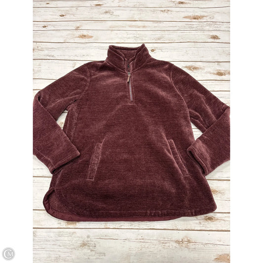 Jacket Faux Fur & Sherpa By 32 Degrees In Maroon, Size: L