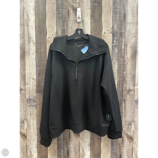 Sweatshirt Collar By Cmf In Black, Size: 2x