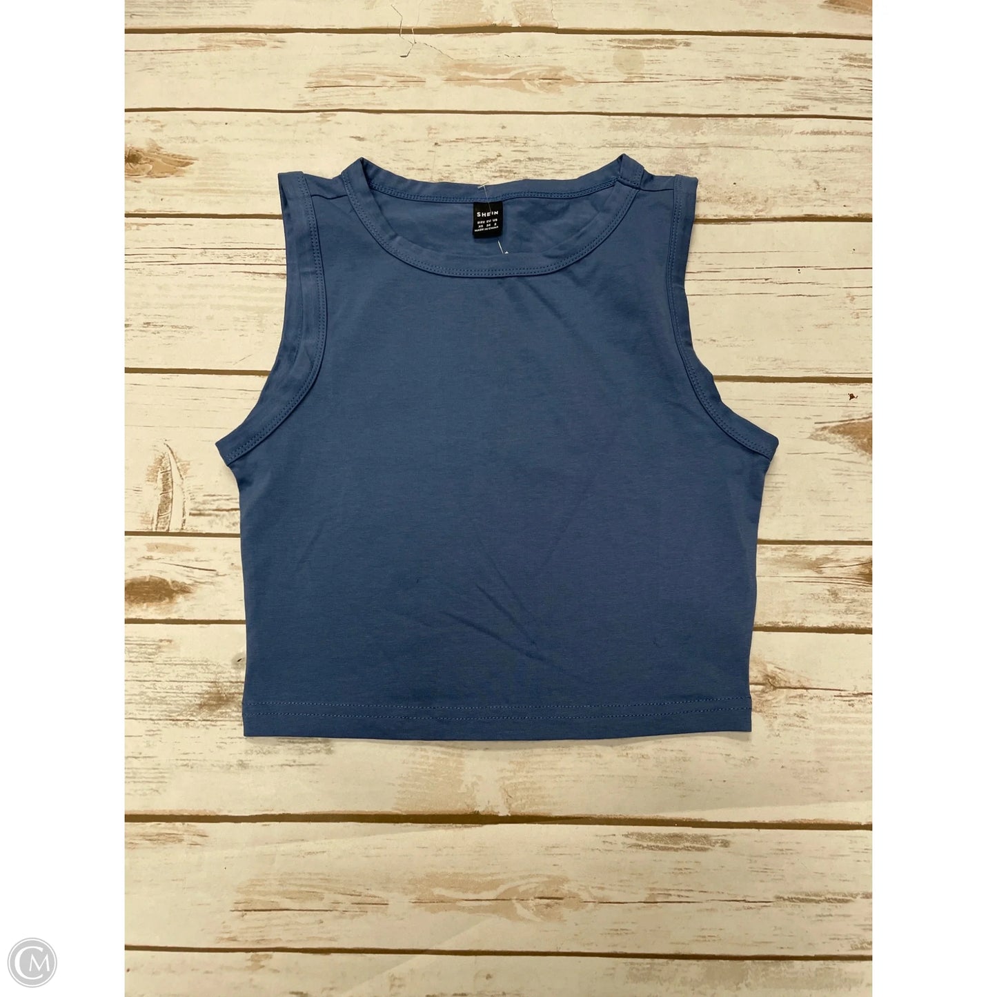 Top Sleeveless Basic By Shein In Blue, Size: Xs