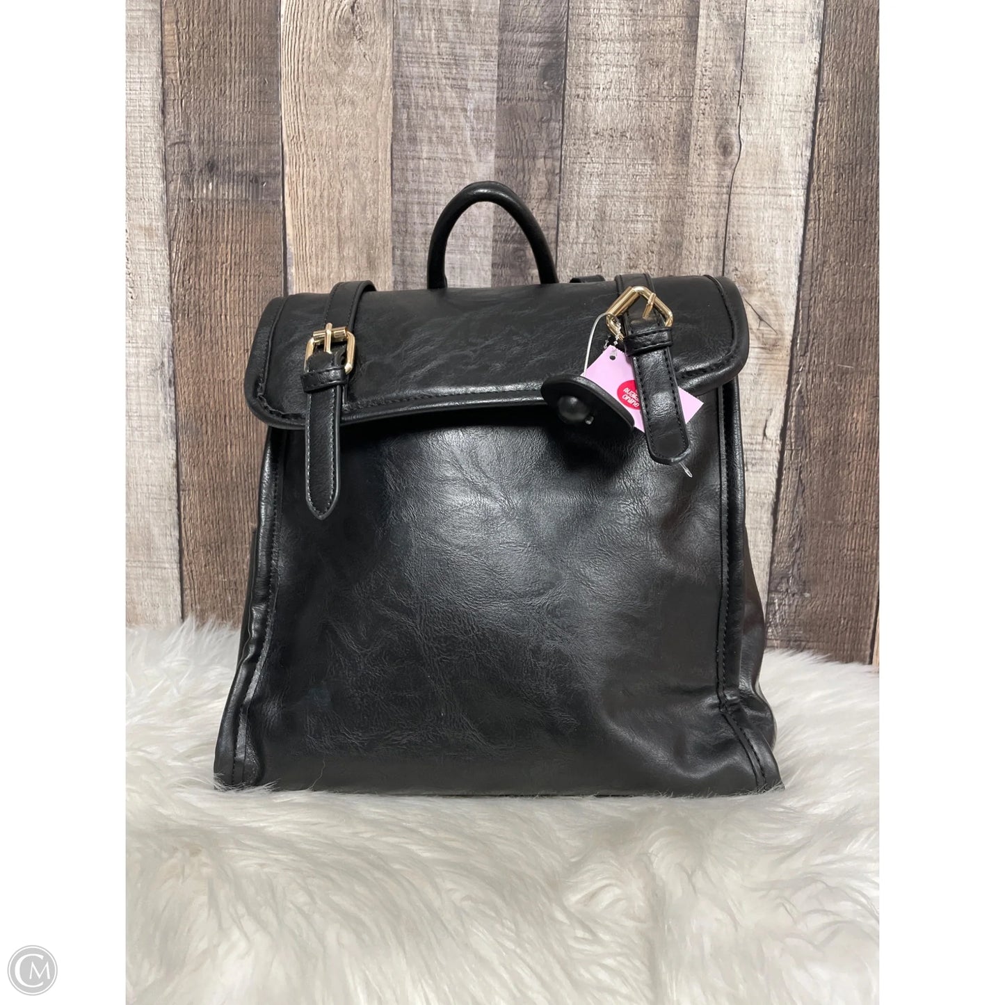 Backpack Leather By Cmf, Size: Medium