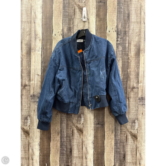 Jacket Denim By Bluivy In Blue Denim, Size: S