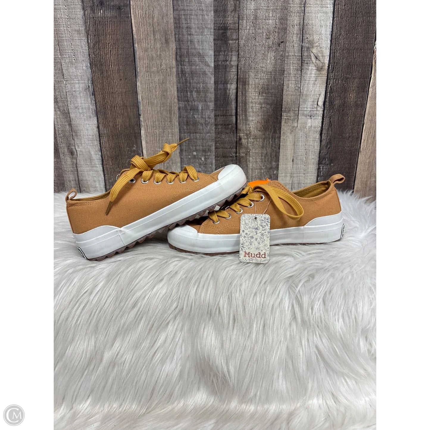 Shoes Sneakers By Mudd In Brown, Size: 6