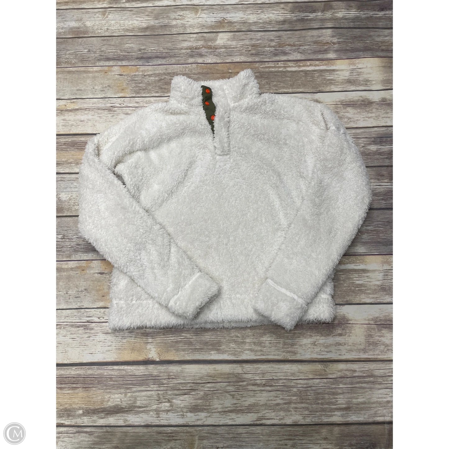Jacket Fleece By Homage In Cream, Size: S